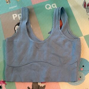 Kendall & Kylie Blue Crop Top